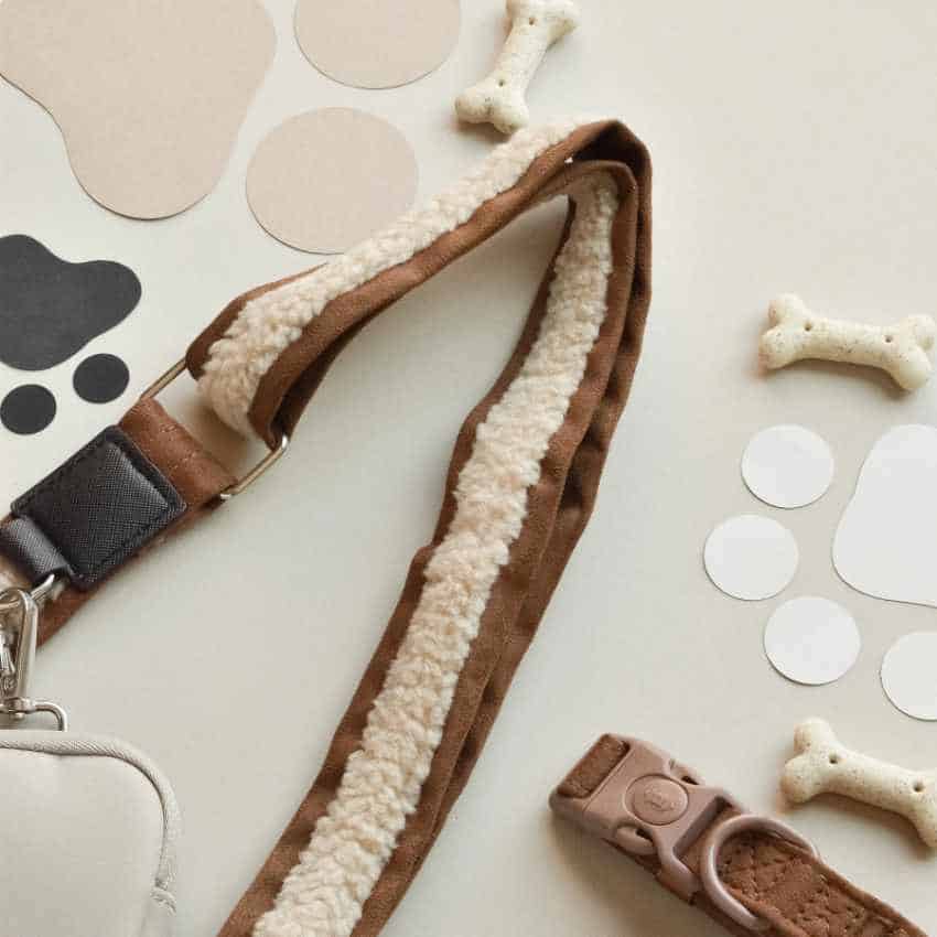 Popruh na pamlskovník CocoPup Brown Aviator