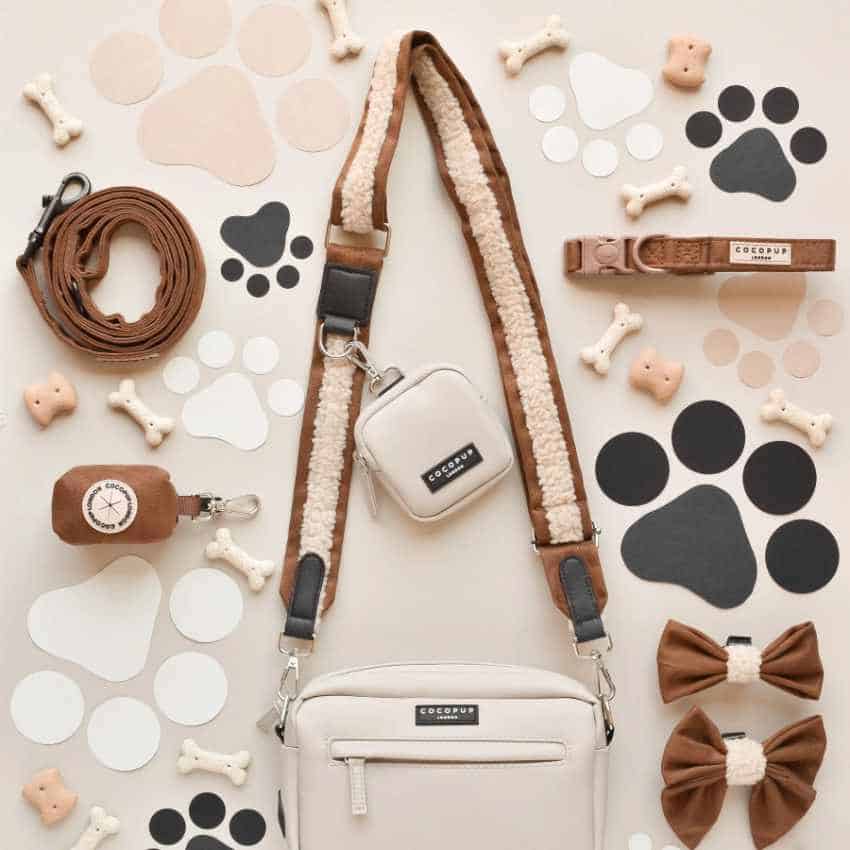 Popruh na pamlskovník CocoPup Brown Aviator