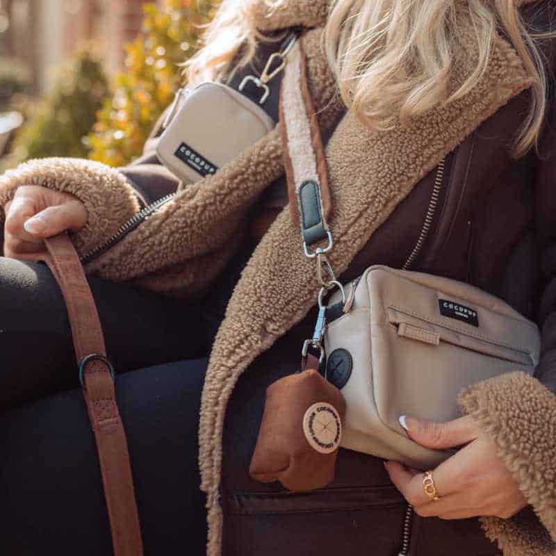 Popruh na pamlskovník CocoPup Brown Aviator
