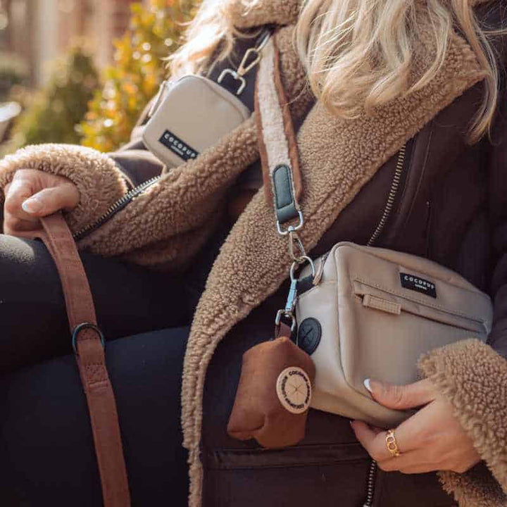 Popruh na pamlskovník CocoPup Brown Aviator