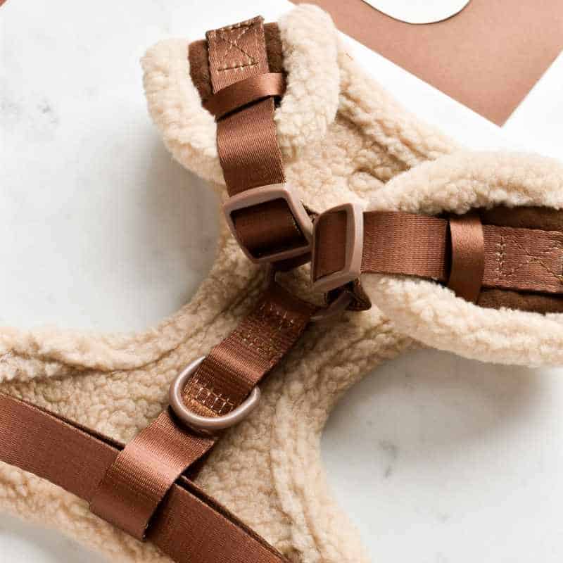 Nastavitelný postroj Cocopup - Brown Aviator
