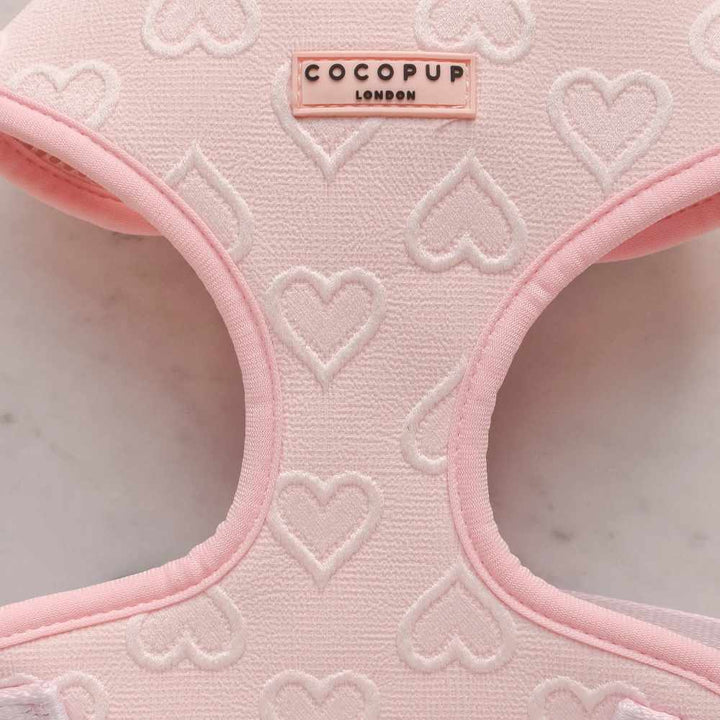 Nastavitelný postroj Cocopup - Baby pink heart