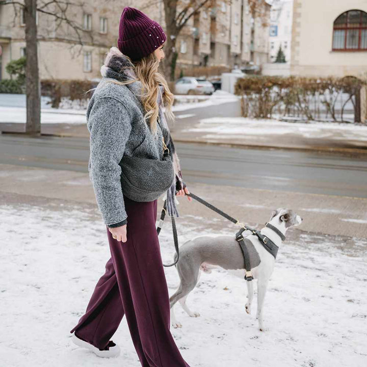 Moon Bag Pamlskovník Aussie Maison - Graphite Bouclé