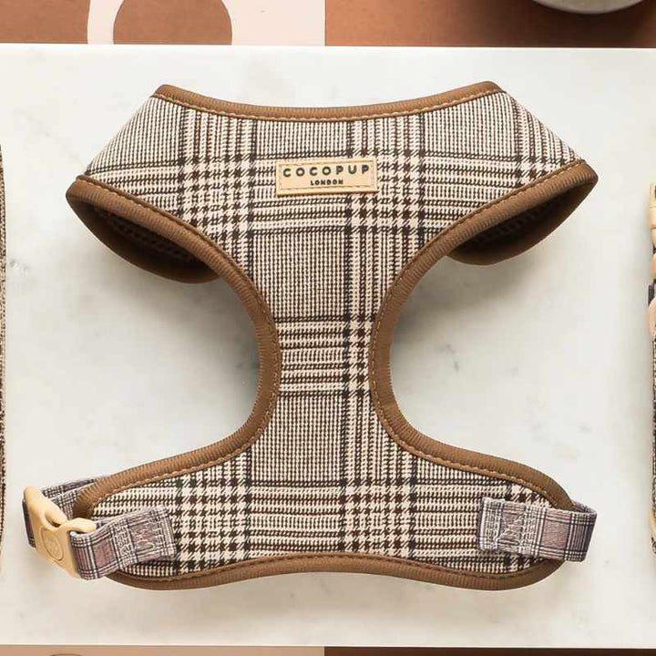Nastavitelný postroj Cocopup - Pup Plaid
