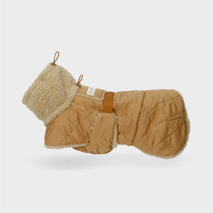 Prošívaný kabátek Paikka Sherpa - Camel