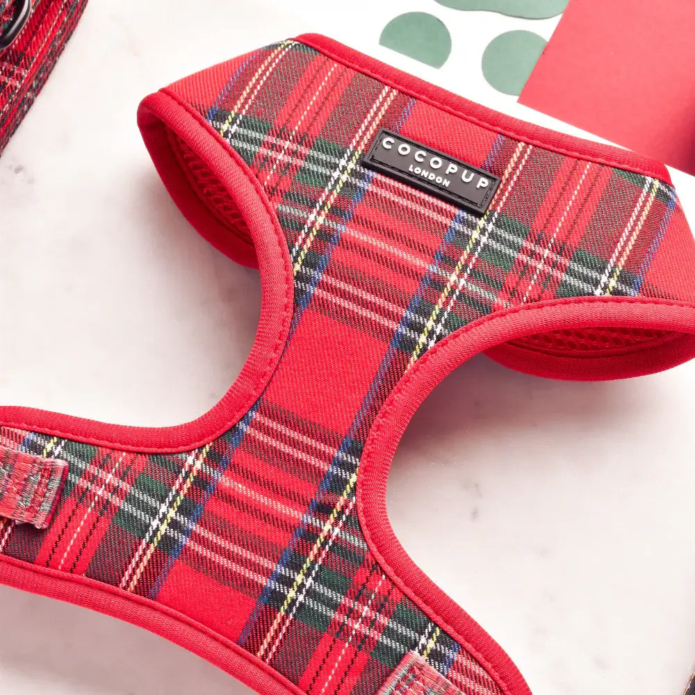 Nastavitelný postroj Cocopup - Tartan