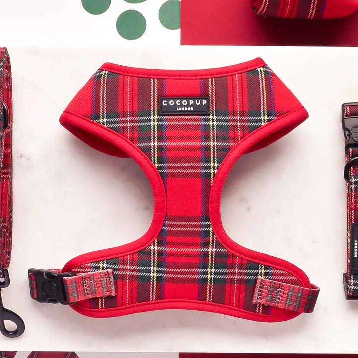 Nastavitelný postroj Cocopup - Tartan