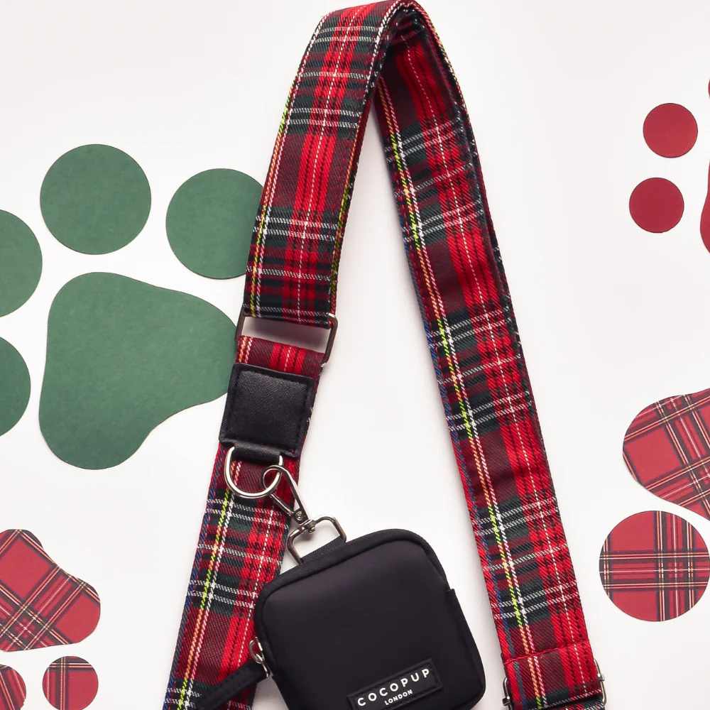 Popruh na pamlskovník CocoPup - Tartan