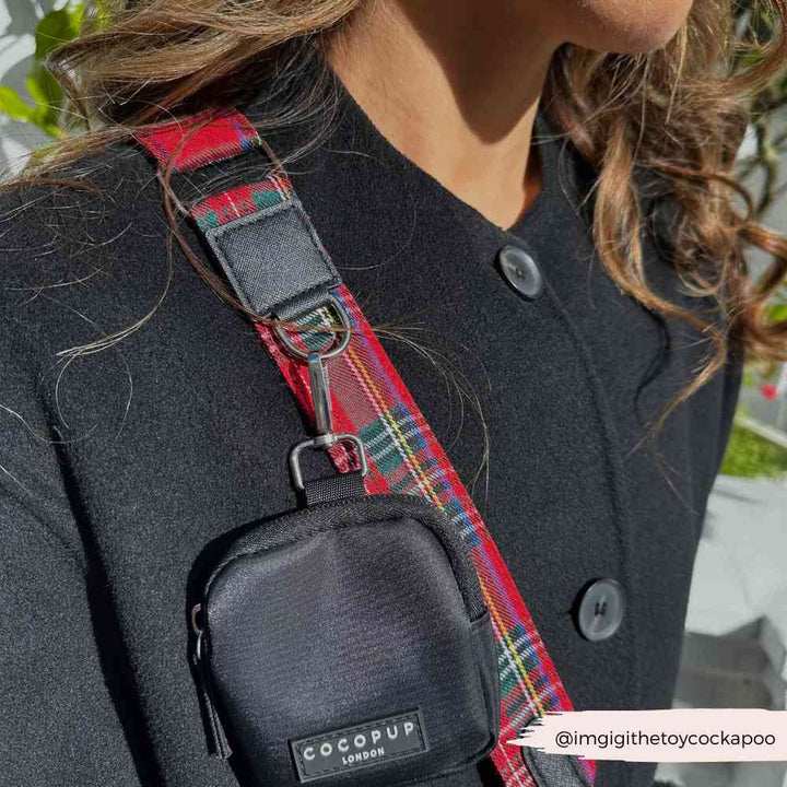 Popruh na pamlskovník CocoPup - Tartan
