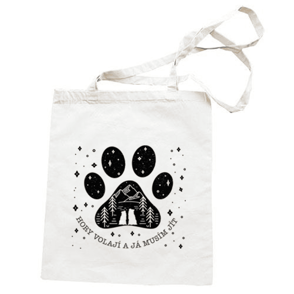Stofftasche 40 x 33 cm – Die Berge rufen und ich muss gehen