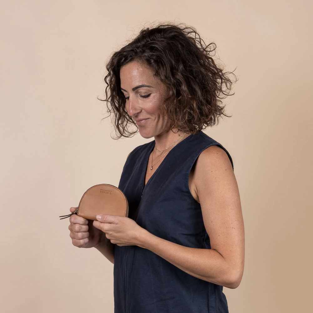 Peněženka Laura - Vegan Cognac